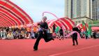 於新北市客家義民爺文化祭展現客家山歌舞蹈